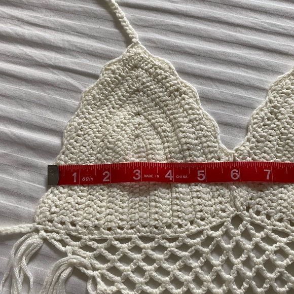 SOLD - Crochet Tie Top Boho - Picture 9 of 11